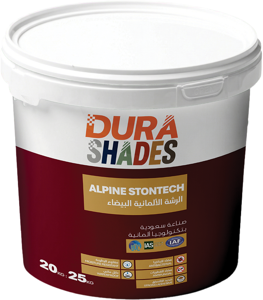 الرشة الألمانية البيضاء — DURA ALPINE STONTECH